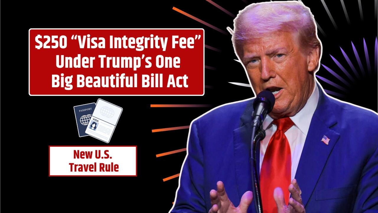$250 “Visa Integrity Fee” Under Trump’s One Big Beautiful Bill Act