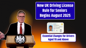 New UK Driving License Rule for Seniors Begins August 2025