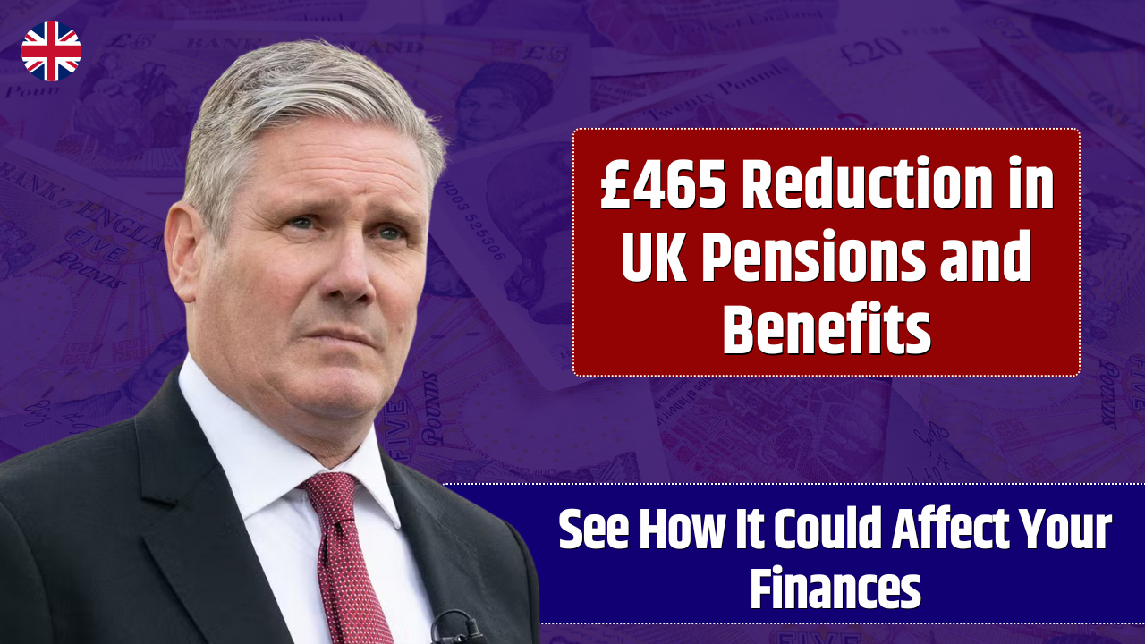 £465 Reduction in UK Pensions and Benefits – See How It Could Affect Your Finances